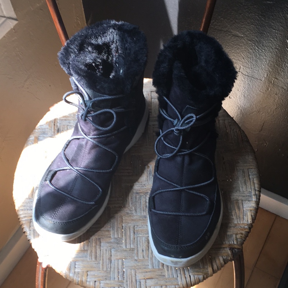 Fur lined boots